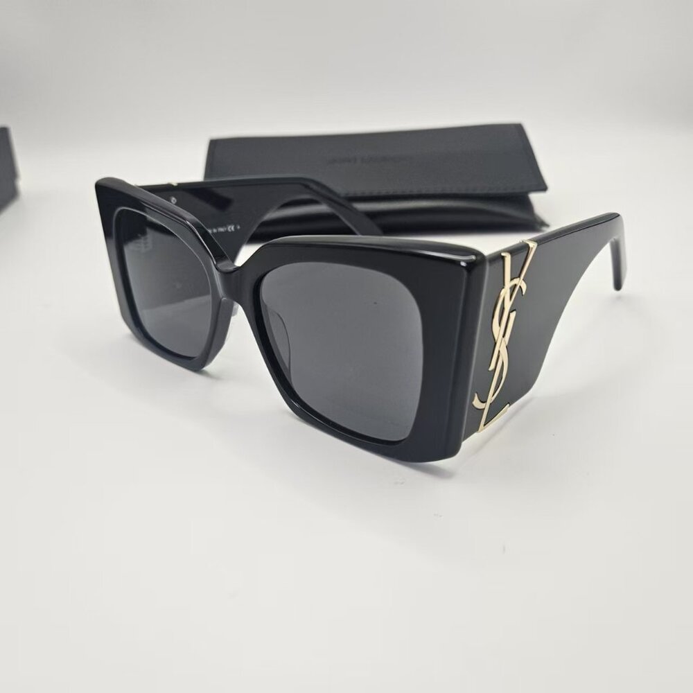 Saint Laurent Ysl Monogram Rectangular Sunglasses… - image 1